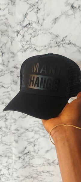 Casquette noire tendance