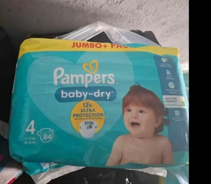 Pampers Baby-Dry 84 Couches