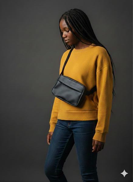 Sacoche bandoulière noire