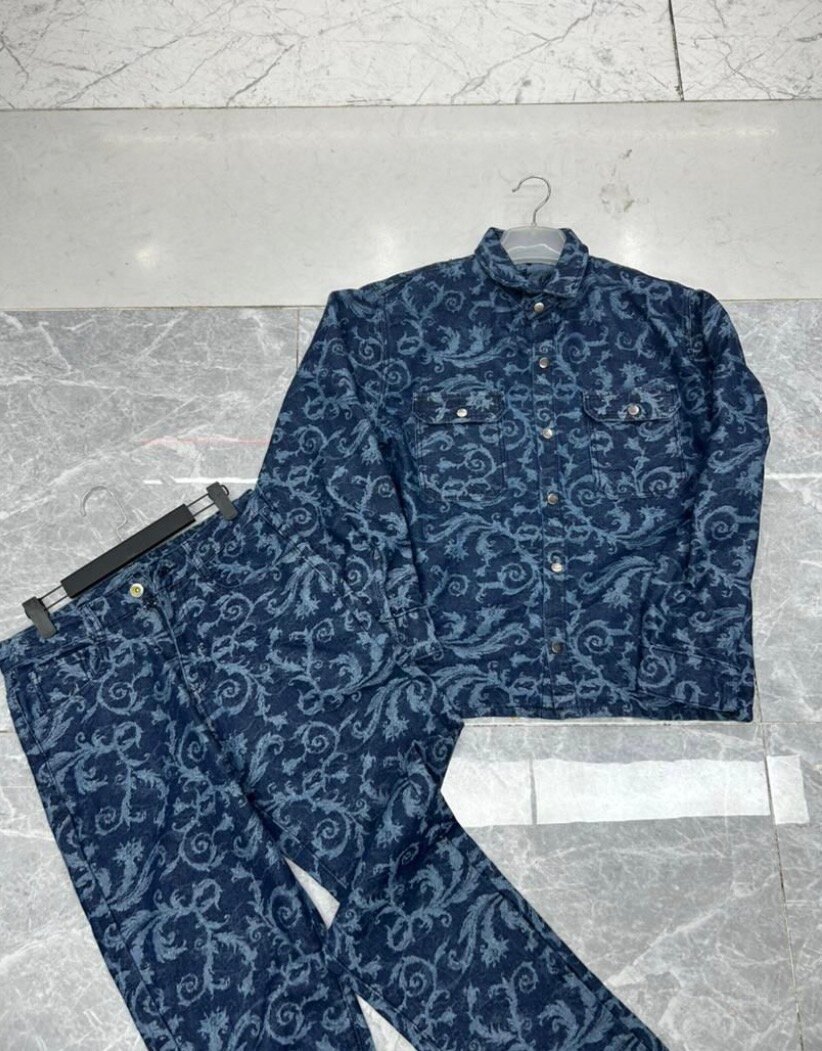 Ensemble Denim à Motifs