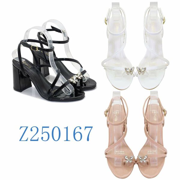 Sandales à talons papillon