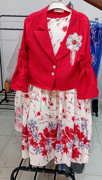 Robe et veste fillette