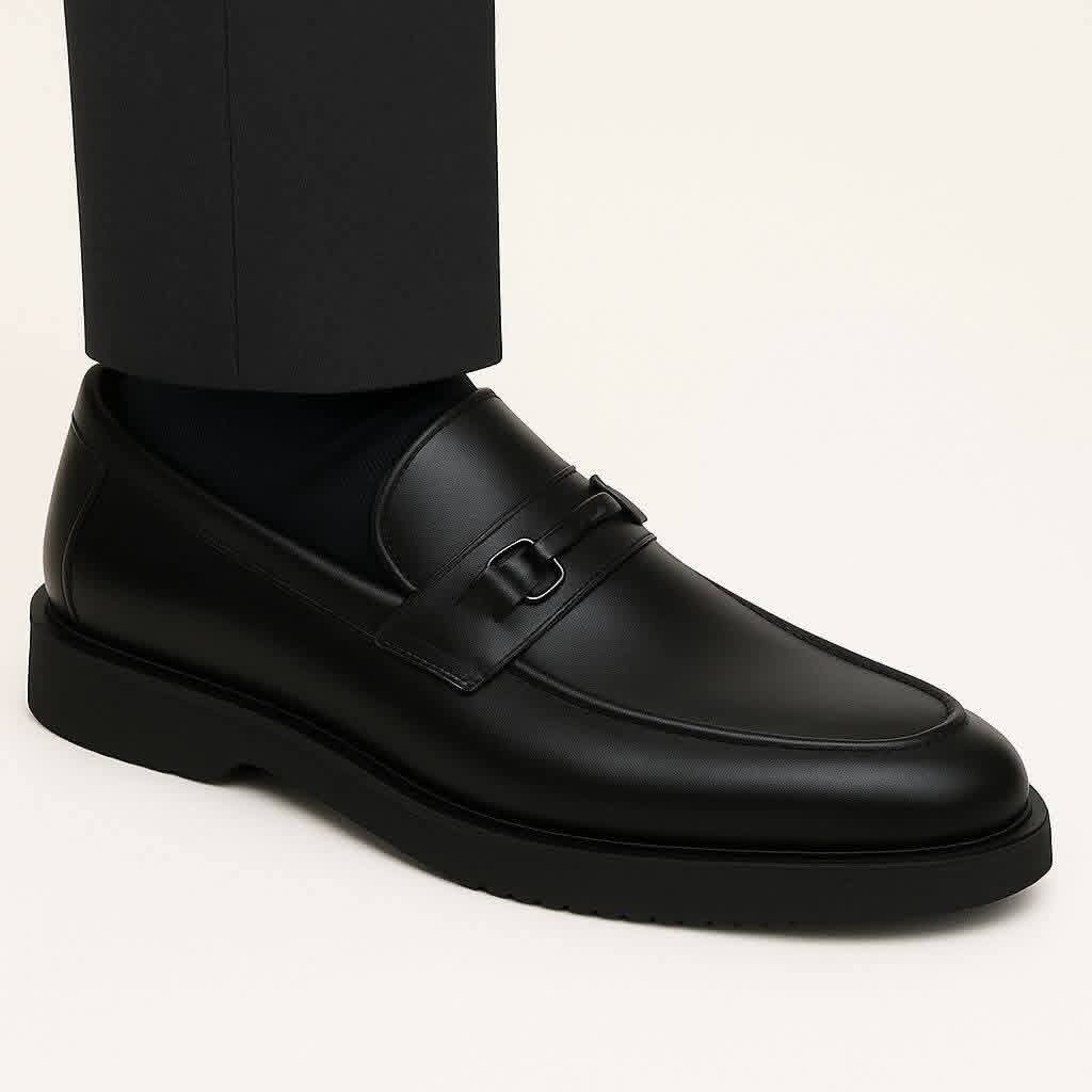 Mocassins en cuir élégants