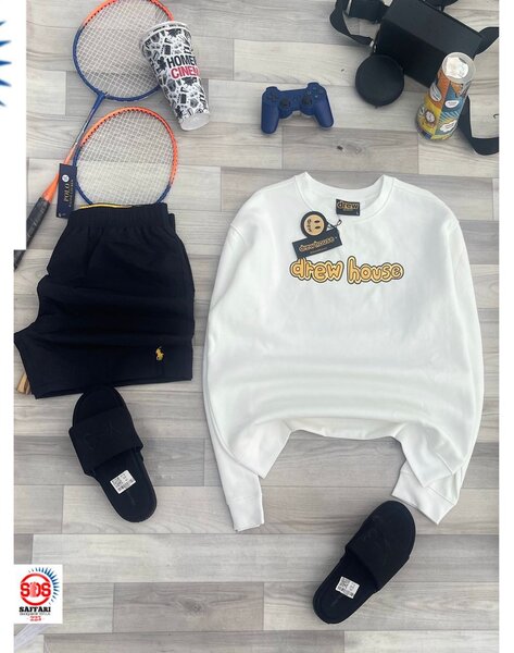 Sweatshirt Drew House Blanc