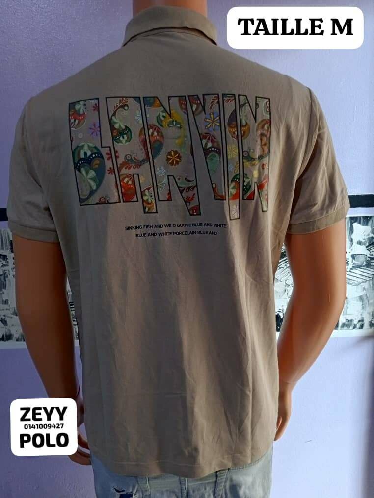 Polo Homme Beige Casual