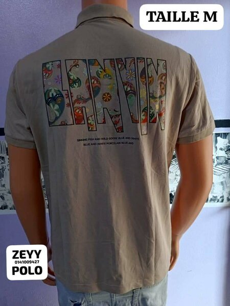 Polo Homme Beige Casual