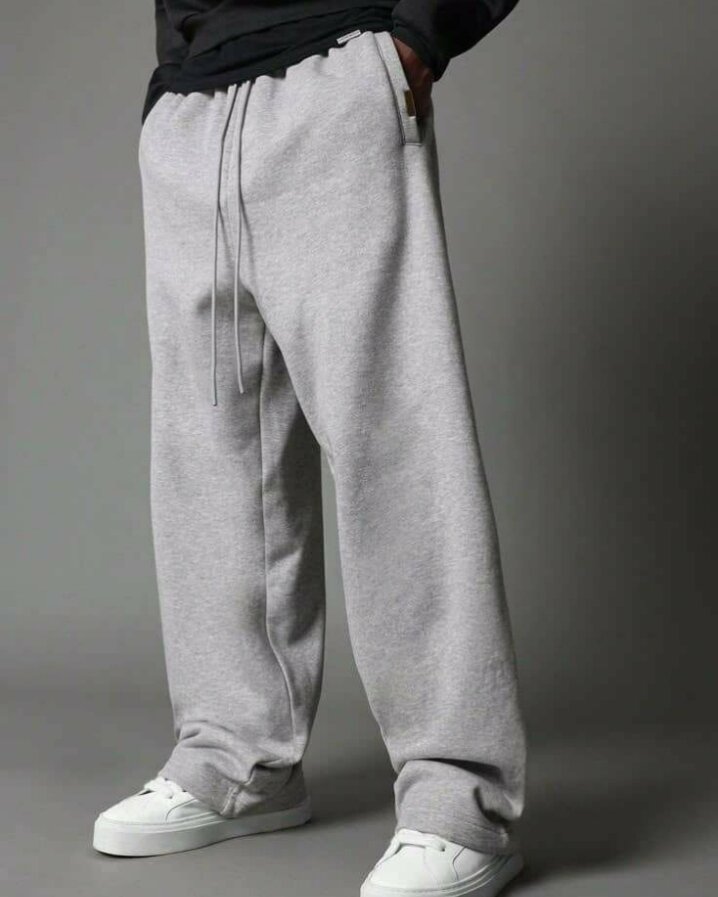 Pantalon de jogging ample gris