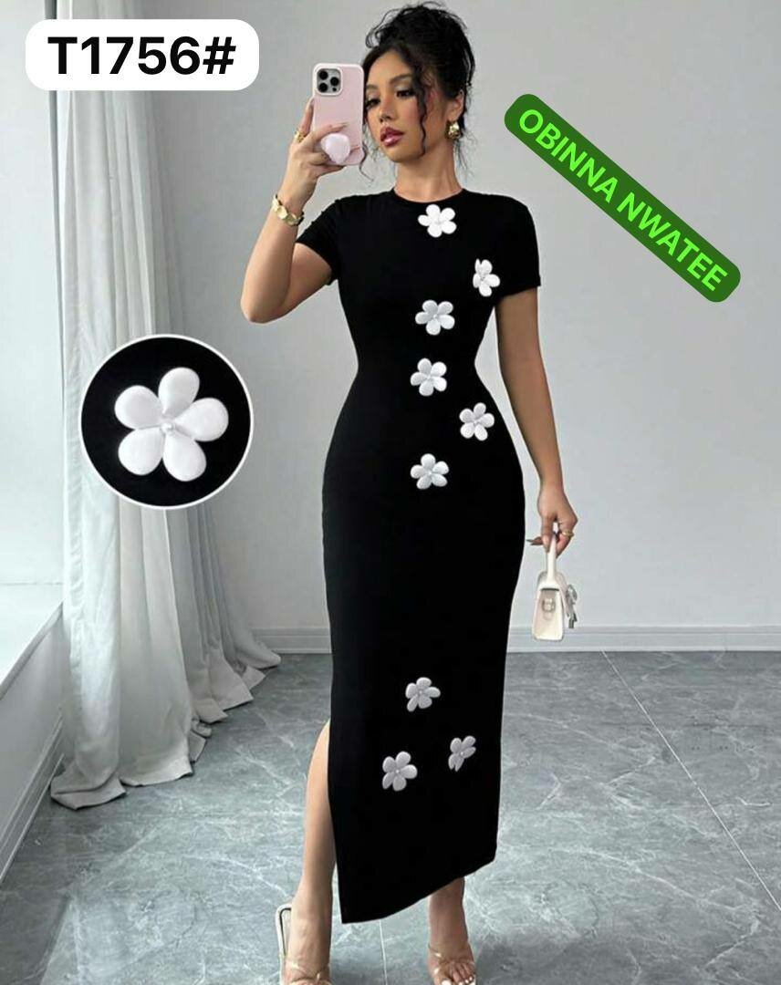 Robe longue florale élégante