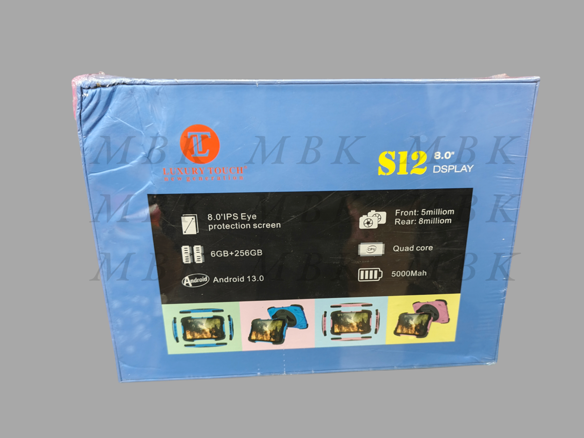 Tablette Android S12 8" 256GB