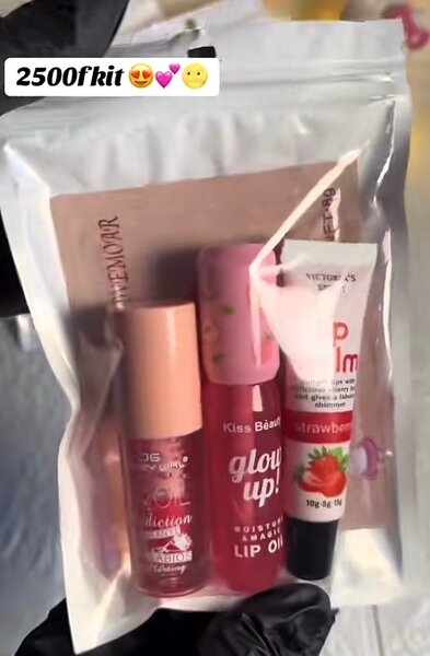 Kit de gloss à lèvres hydratant