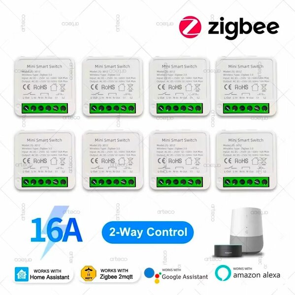Interrupteur Zigbee 16A