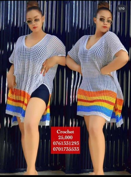 Robe longue crochet été