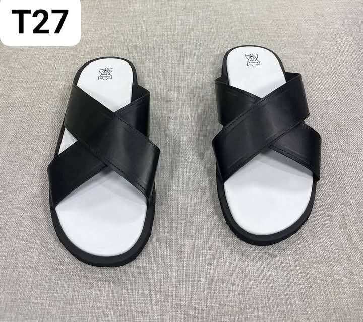 Sandales en cuir confort