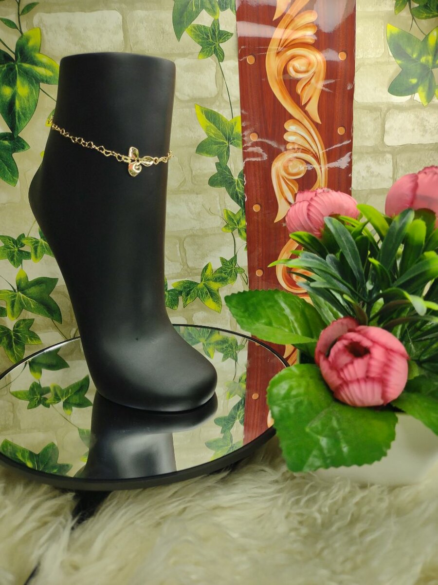 Chaine de cheville papillon