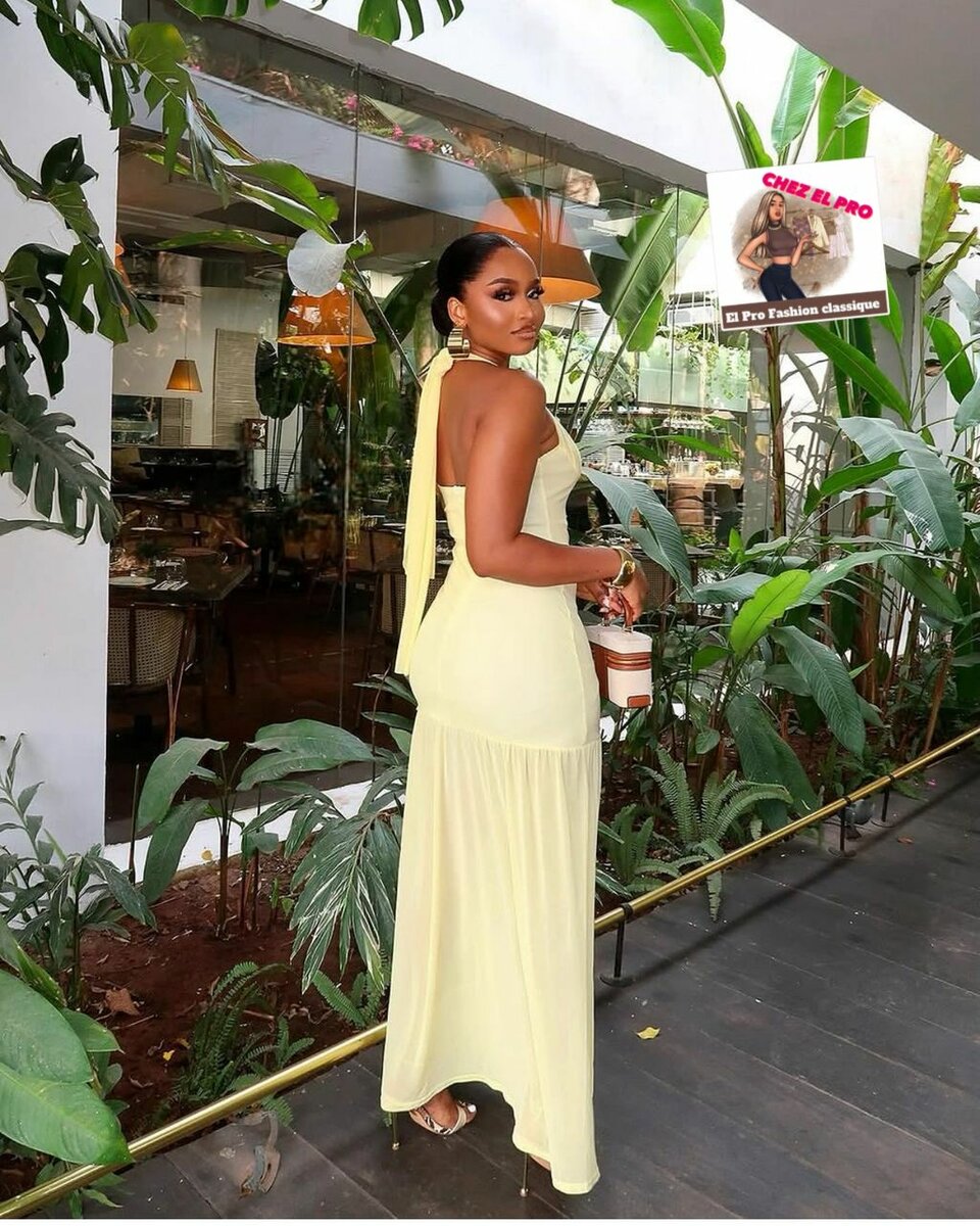 Robe été dos nu élégante