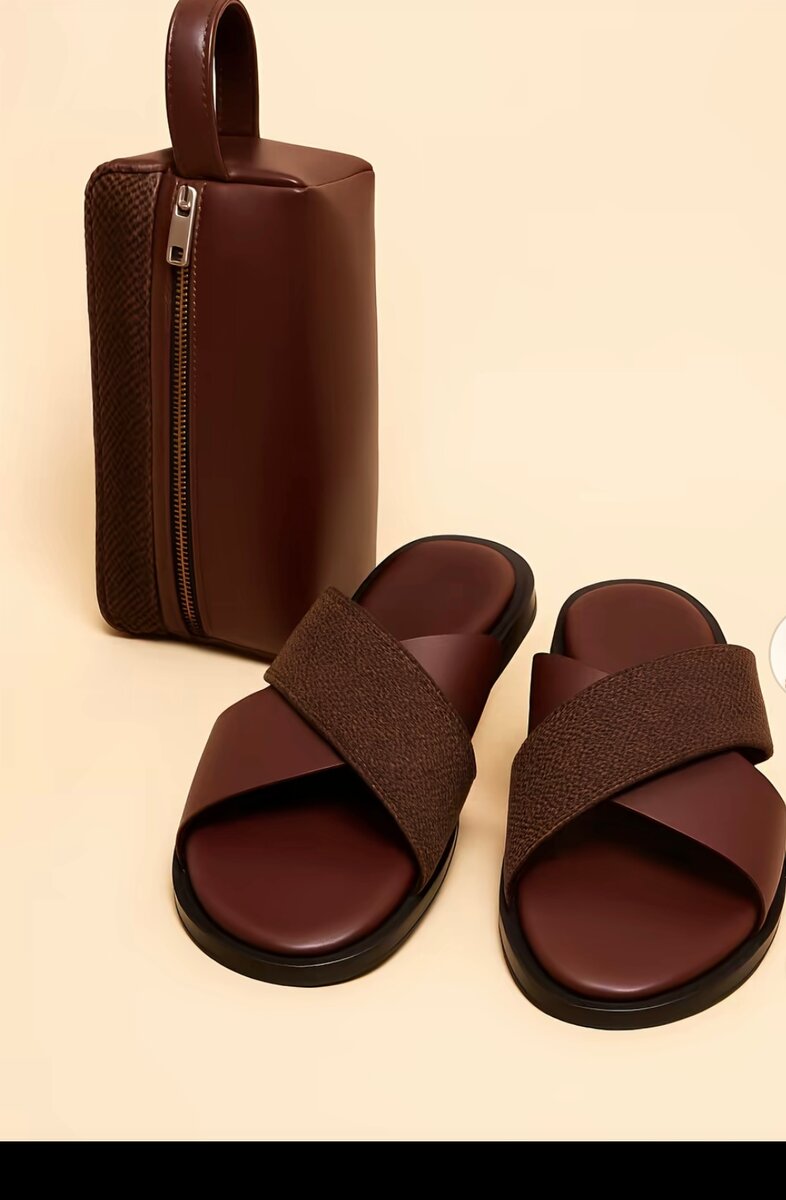 Sandales élégantes homme sac