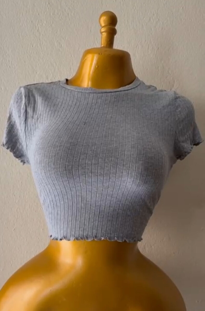 T-shirt court en coton