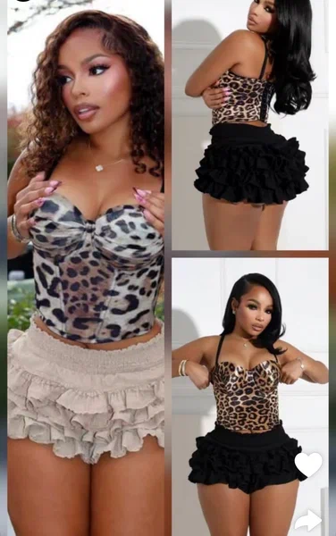 Ensemble Léopard Volant