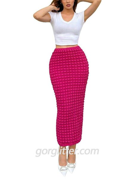 Jupe Longue Structurée