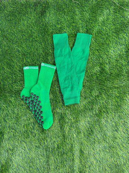 Chaussettes antidérapantes vertes