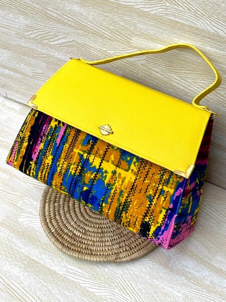 Sac à main coloré chic