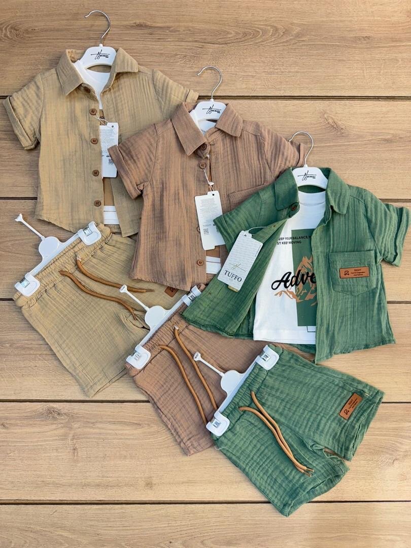 Ensemble Garçon Été Style Bohème