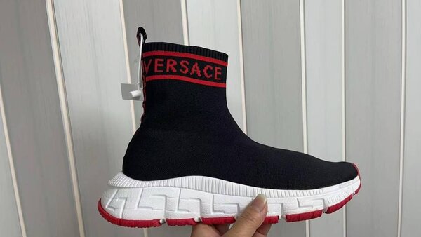 Baskets montantes Versace noires