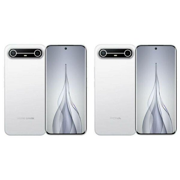 Smartphone Tecno Spark Blanc