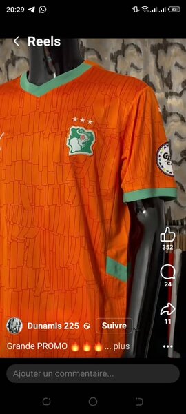 Maillot Équipe Côte d'Ivoire