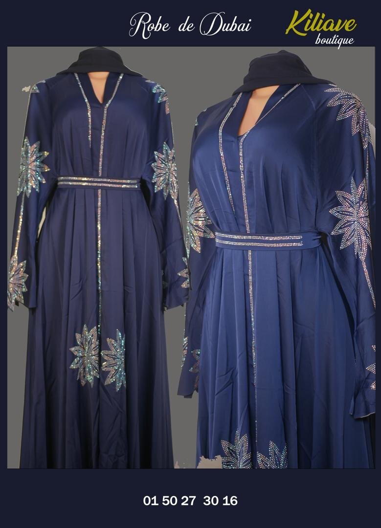 Robe élégante de Dubaï