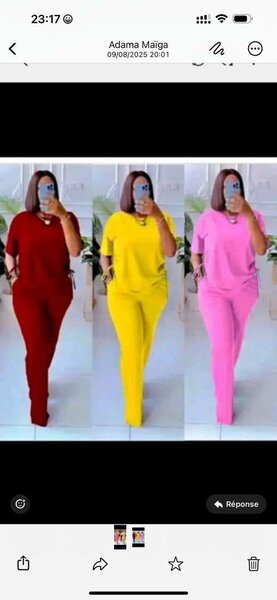 Ensemble Femme Coloré