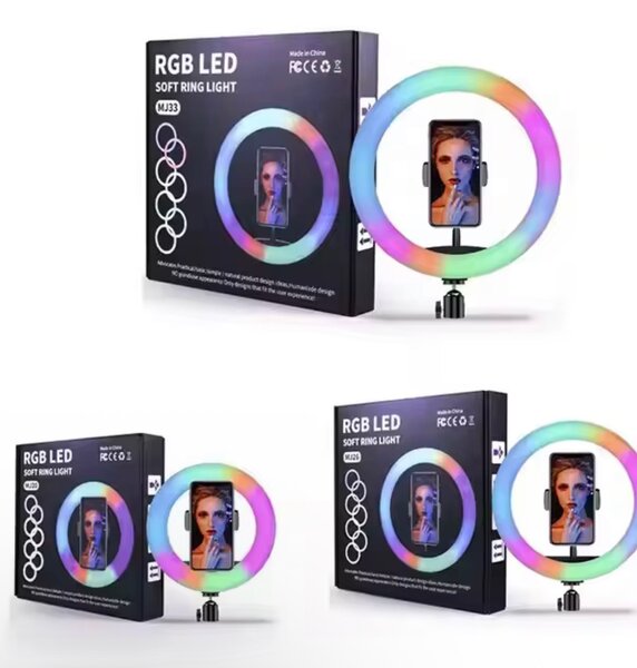 Anneau lumineux LED RGB réglable