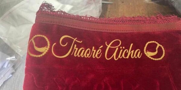 Tapis de prière personnalisé