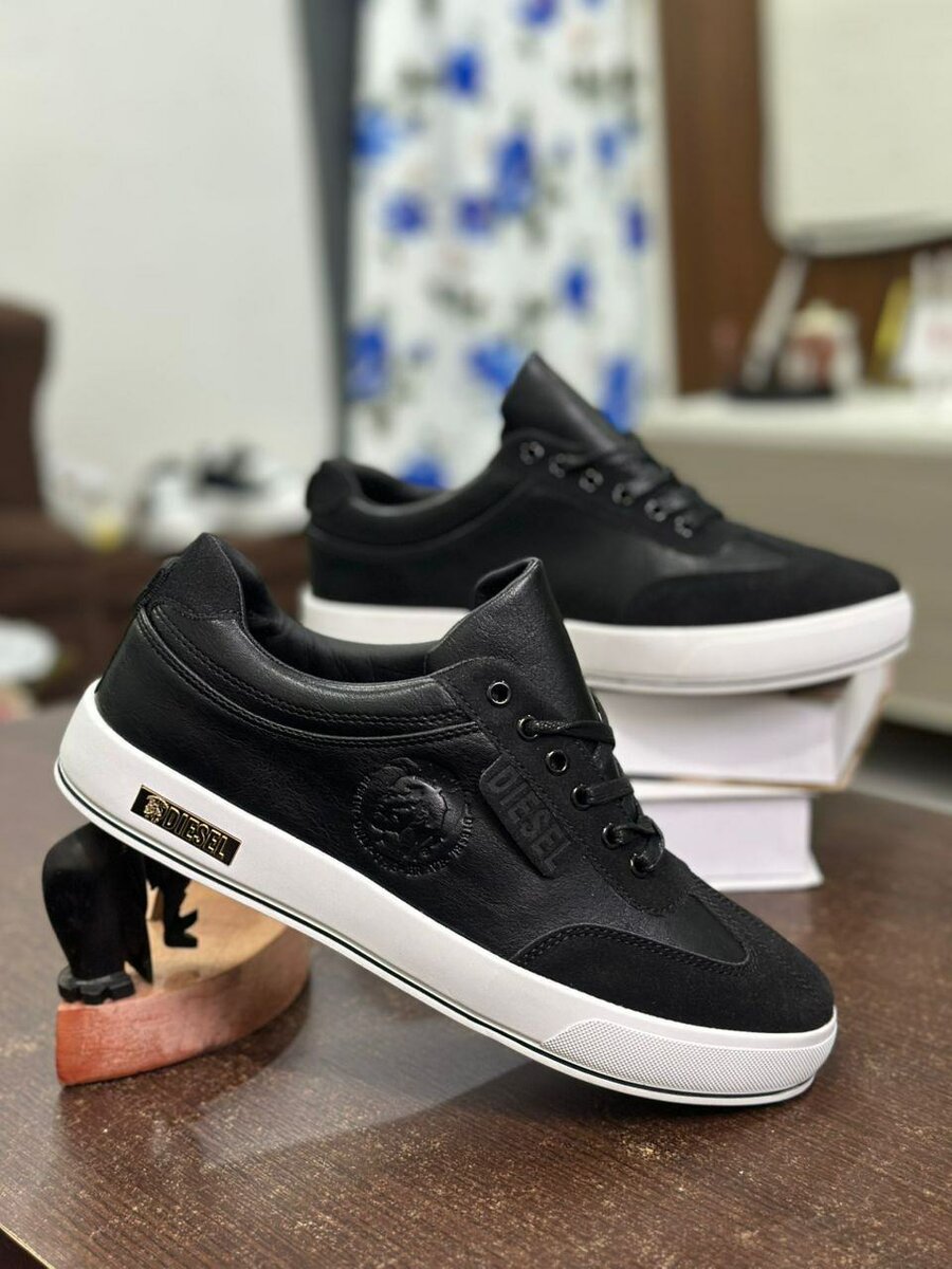 Sneakers en cuir élégants