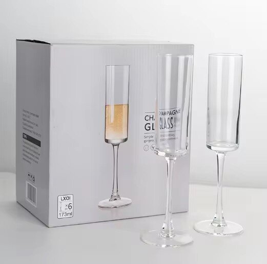 Verres à champagne élégants