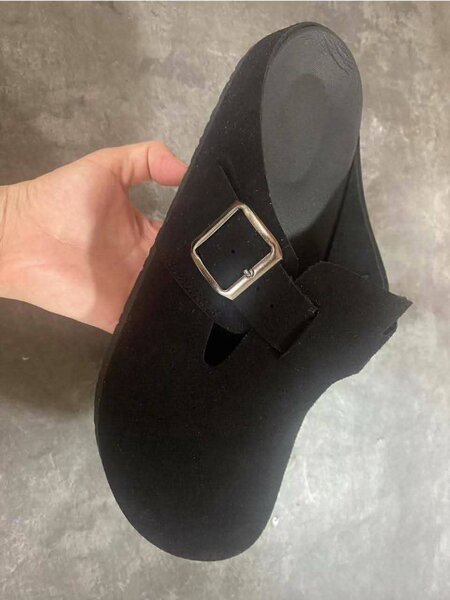 Sabots en daim unisexes