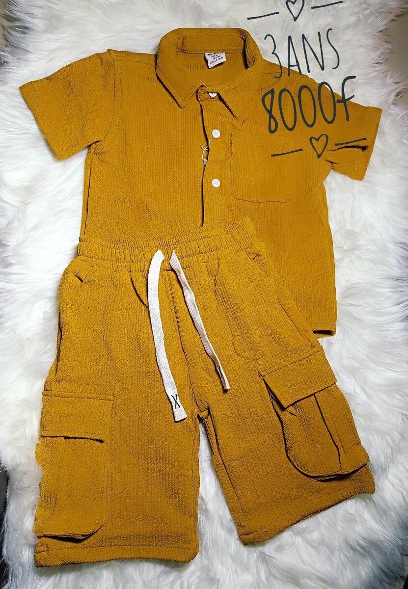 Ensemble enfants en coton doux