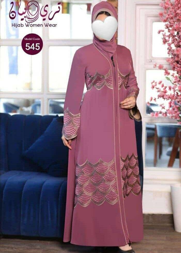 Magnifique robe longue hijab