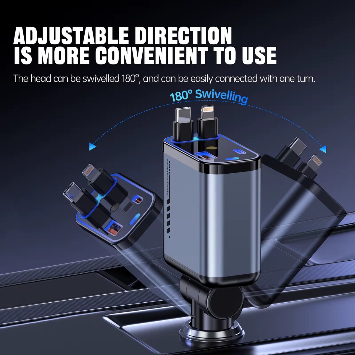 Chargeur voiture ultra rapide