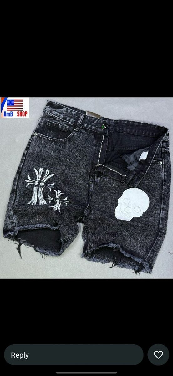 Trendy Distressed Denim Shorts