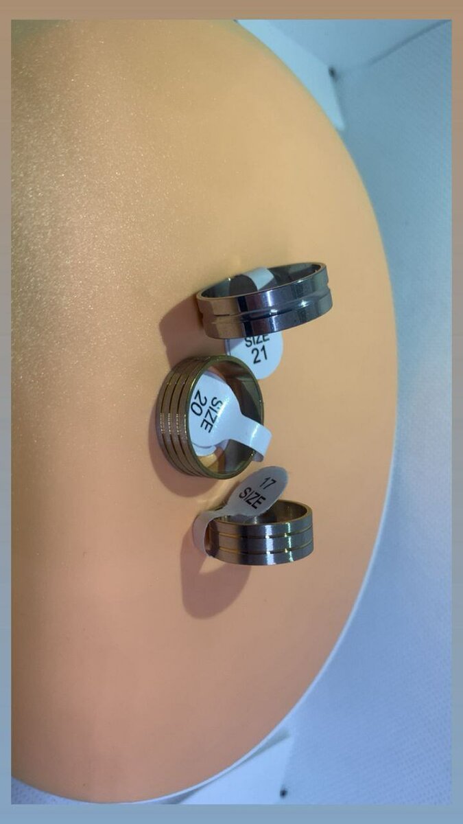 Anneaux en acier inoxydable