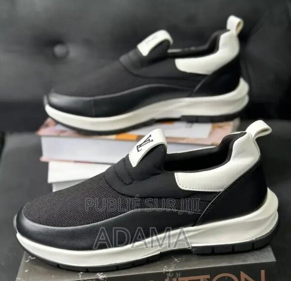 Sneakers confort noirs