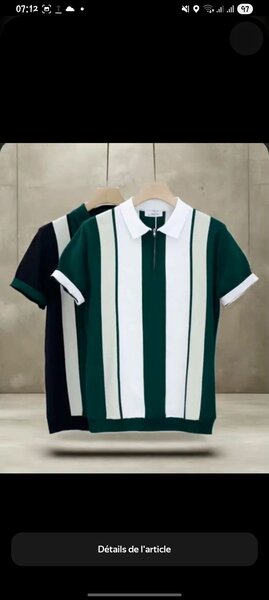 Polos à rayures élégants