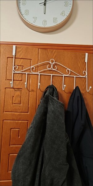 Porte-manteau mural en métal