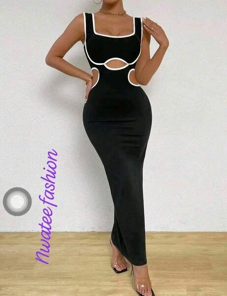 Robe maxi élégante noire