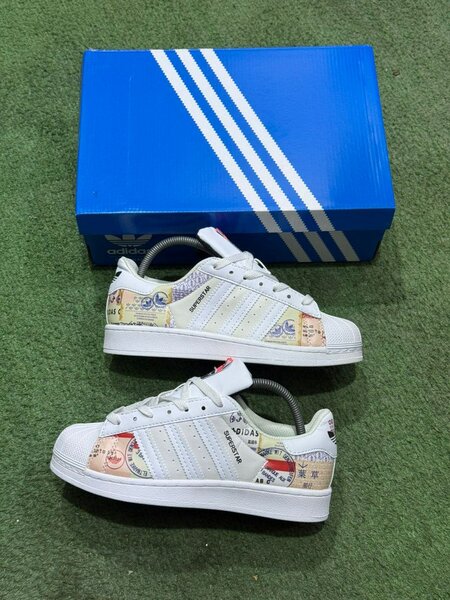 Baskets Blanches Adidas Homme