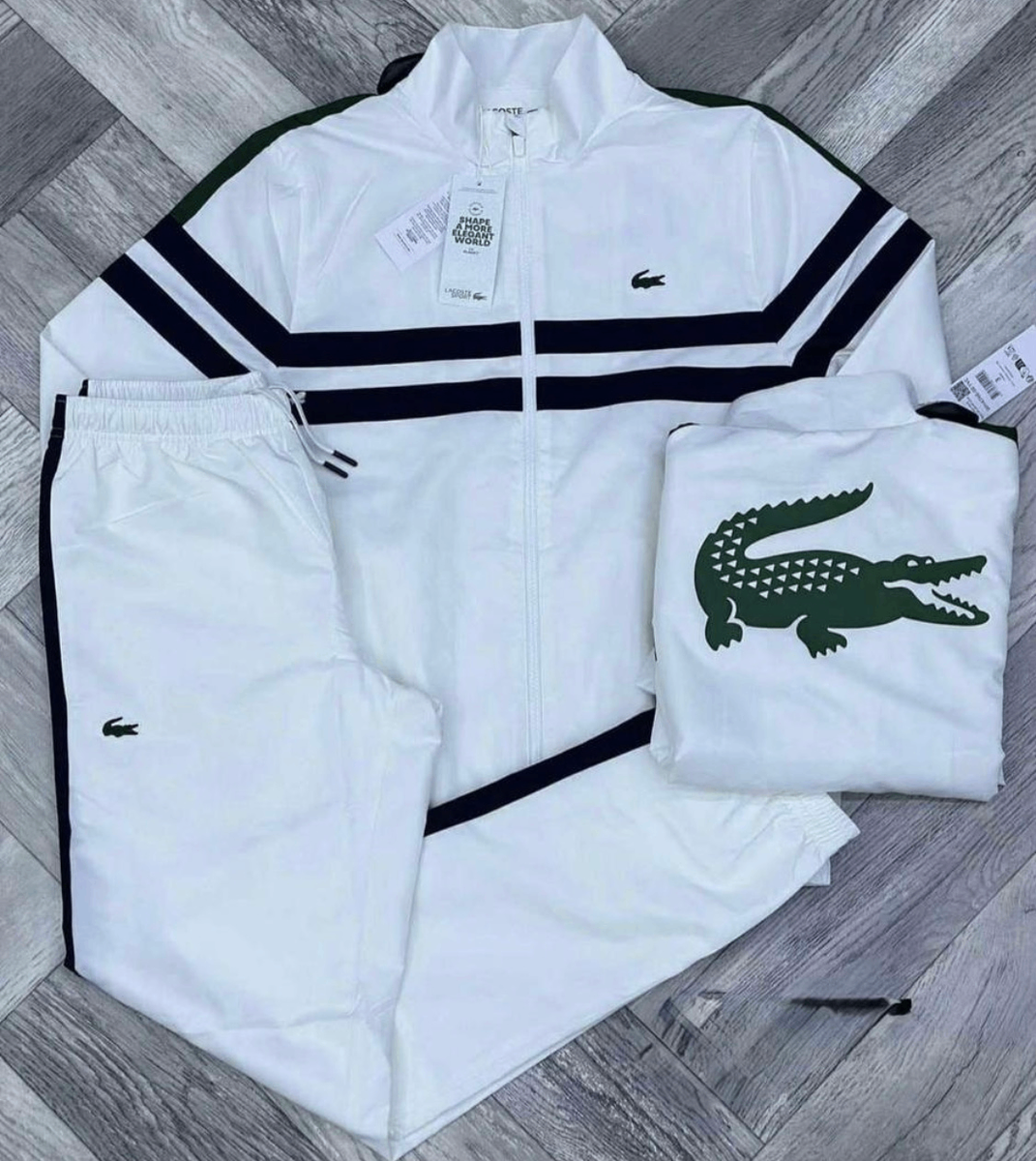 Survêtement Lacoste Blanc Homme