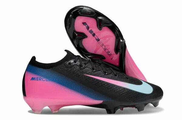 Crampons Nike Mercurial noir/rose/bleu