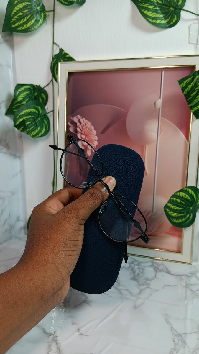 Lunettes élégantes avec étui