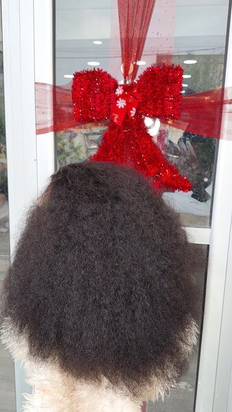 Perruque boucle afro volumineuse